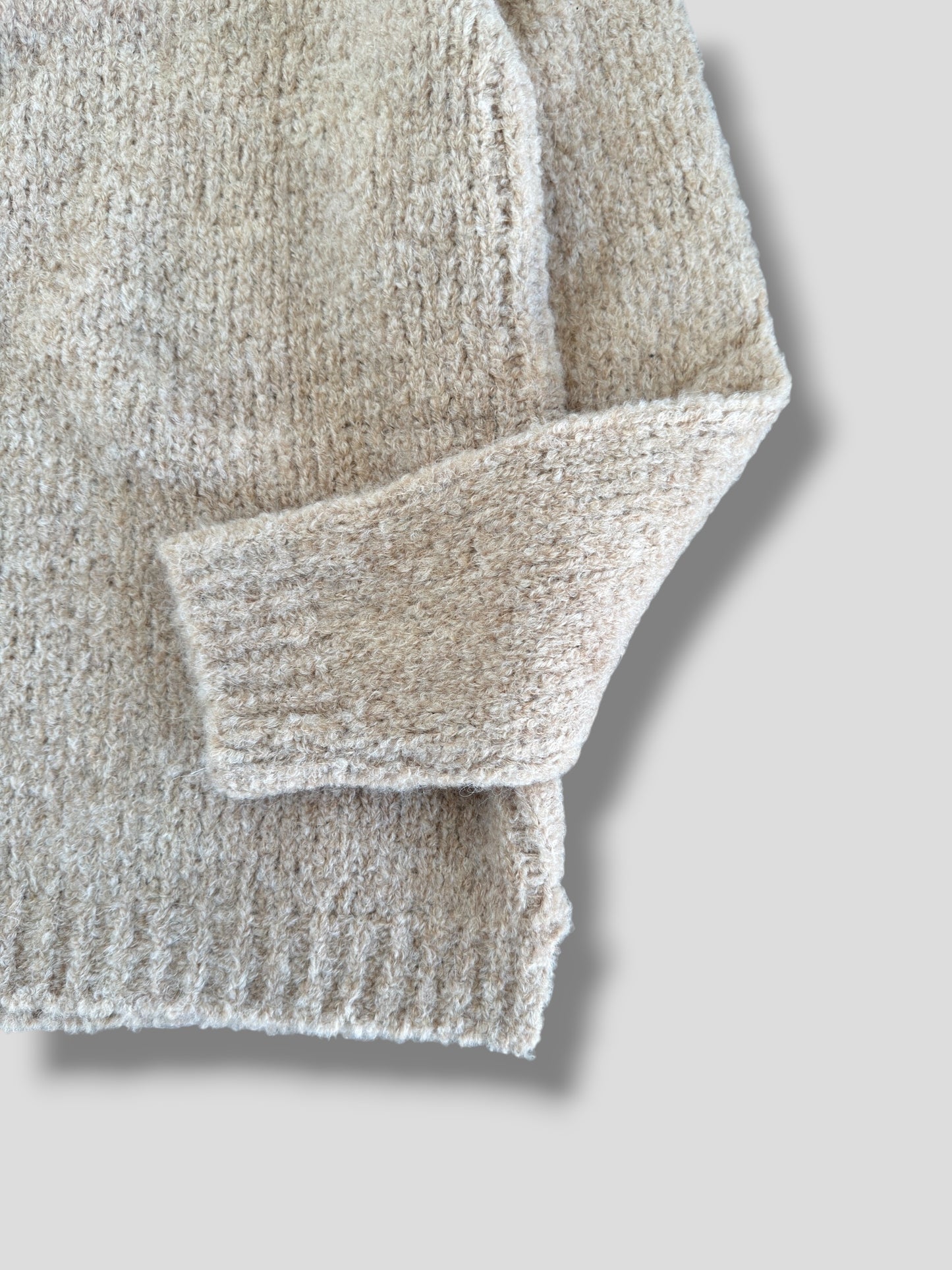 Maglia bouclè alpaca