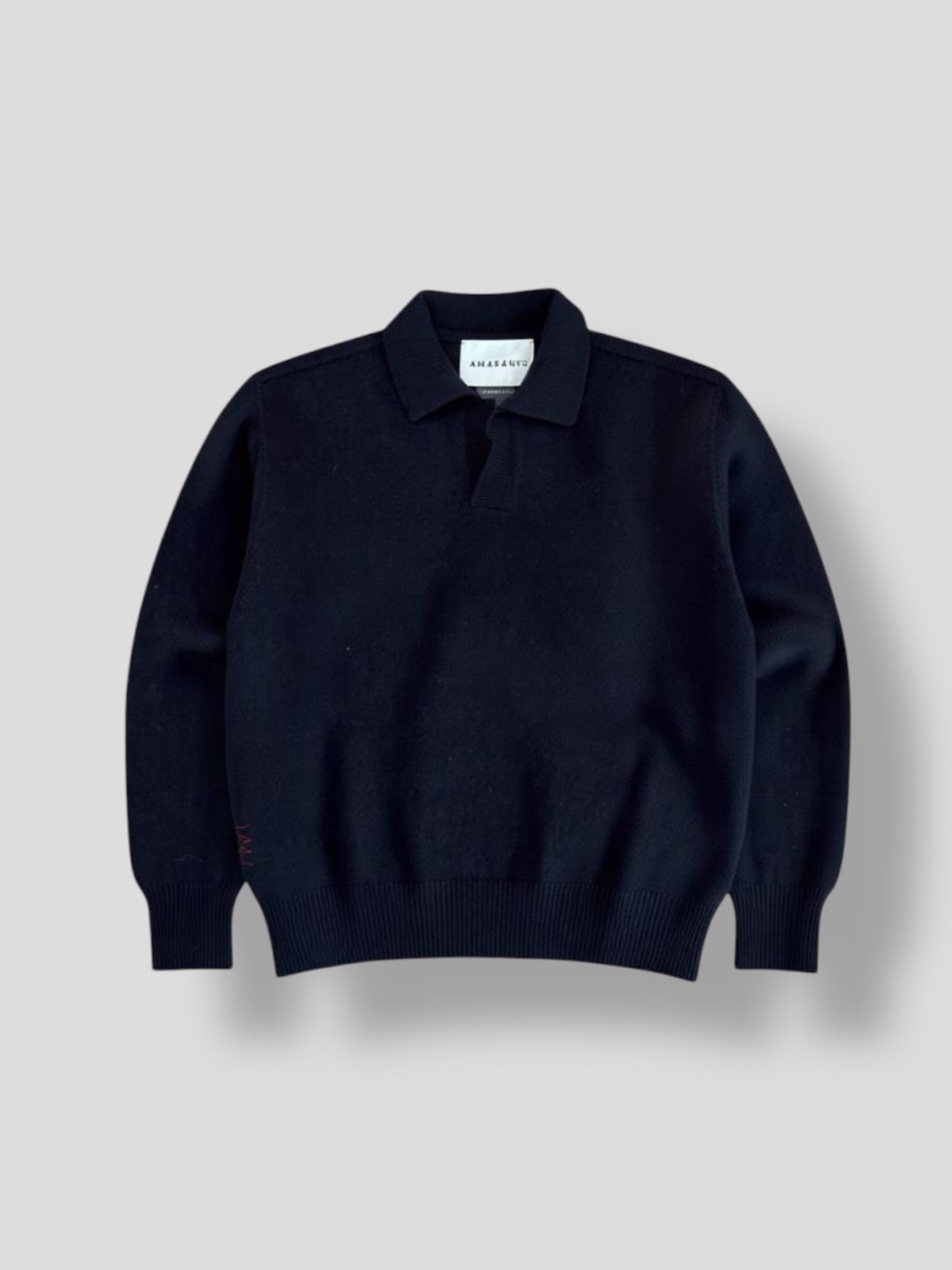 Polo knit sweater