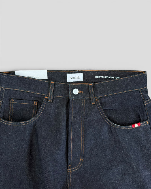 Huge raw denim shorts