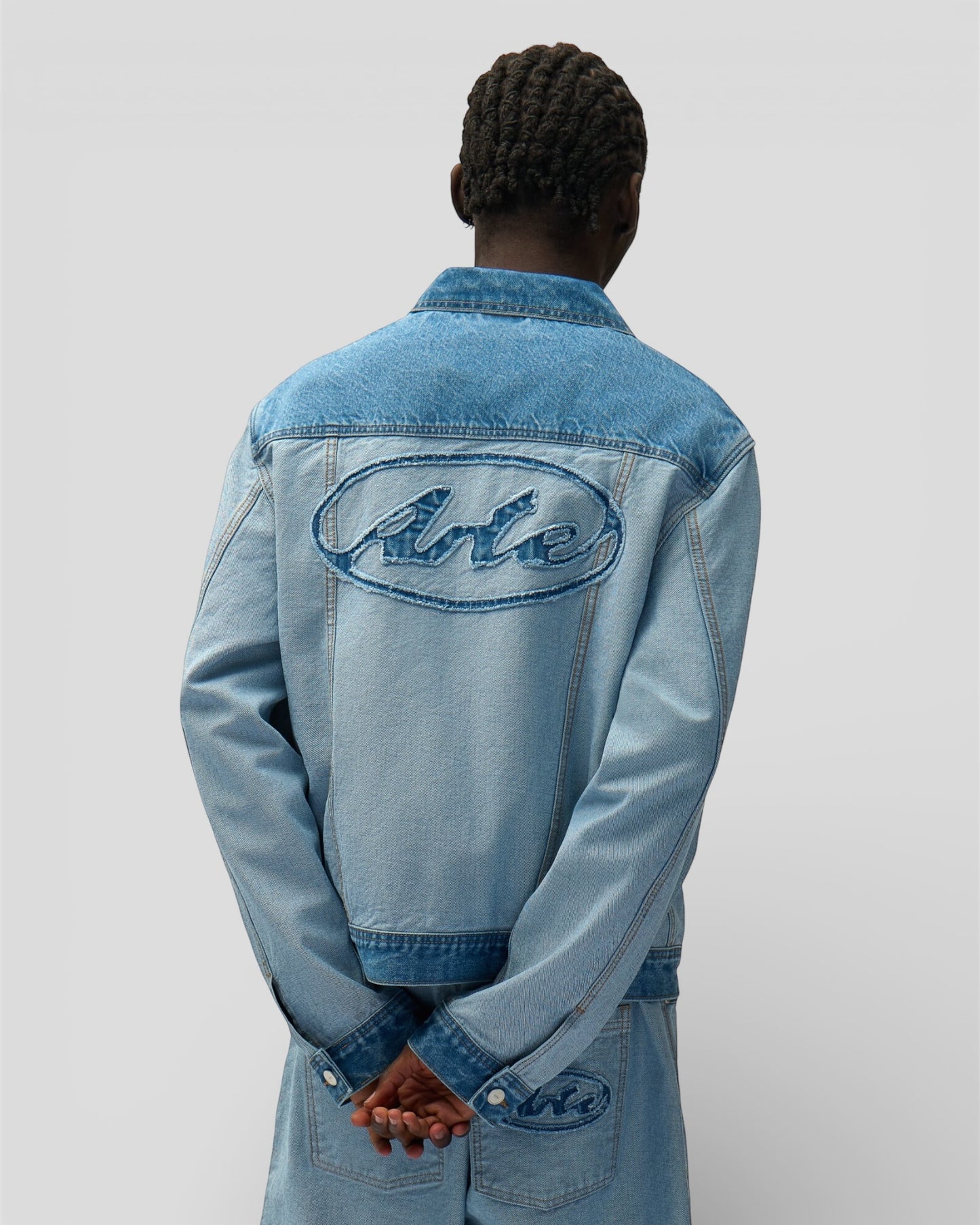 Denim inside/out jacket