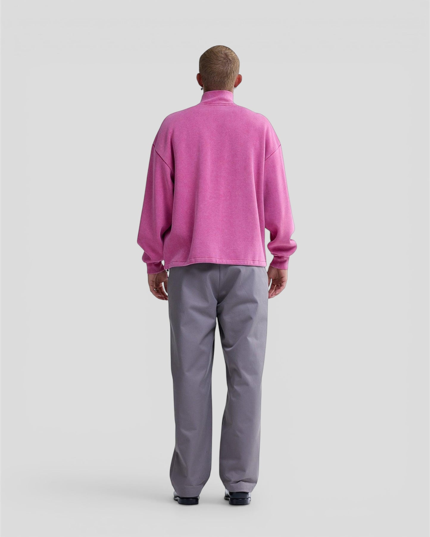 Plate half zip