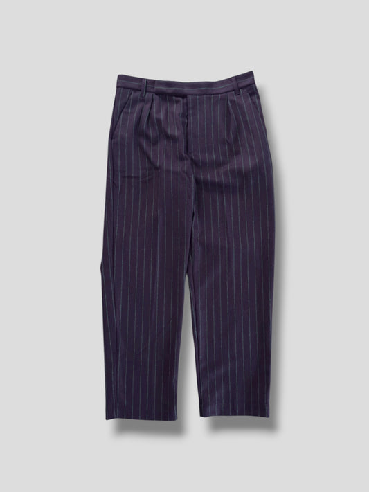 Panta pinces dritto gessato