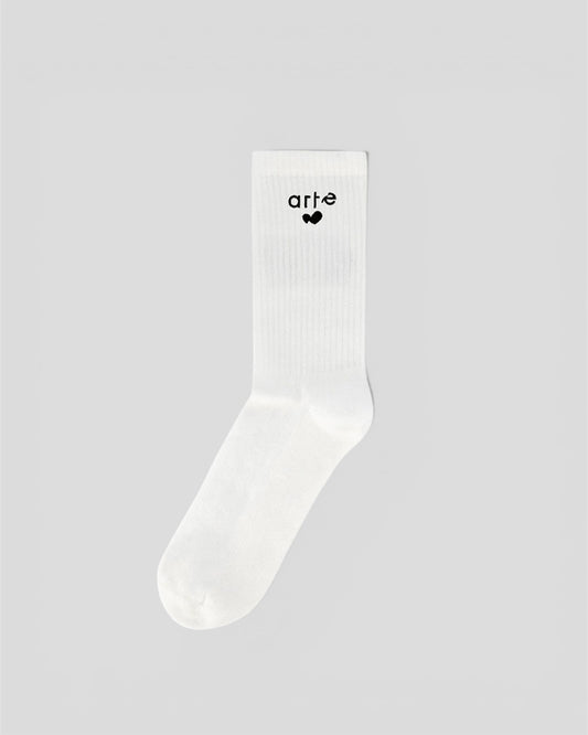 Heart logo socks