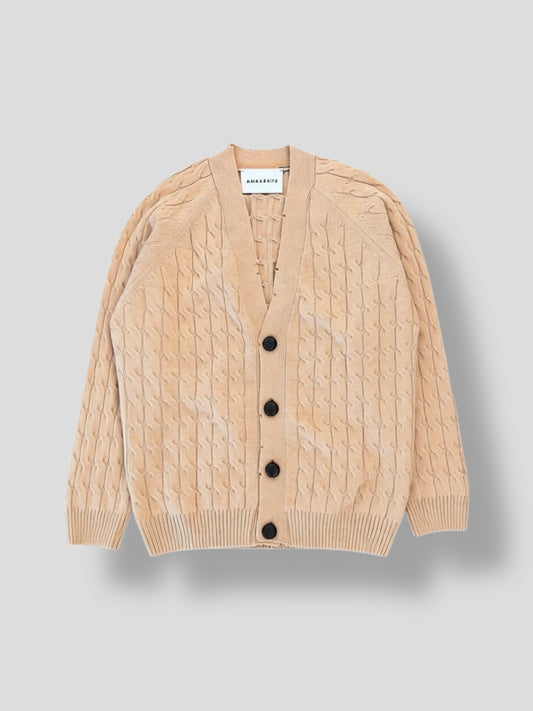 Cardigan a trecce