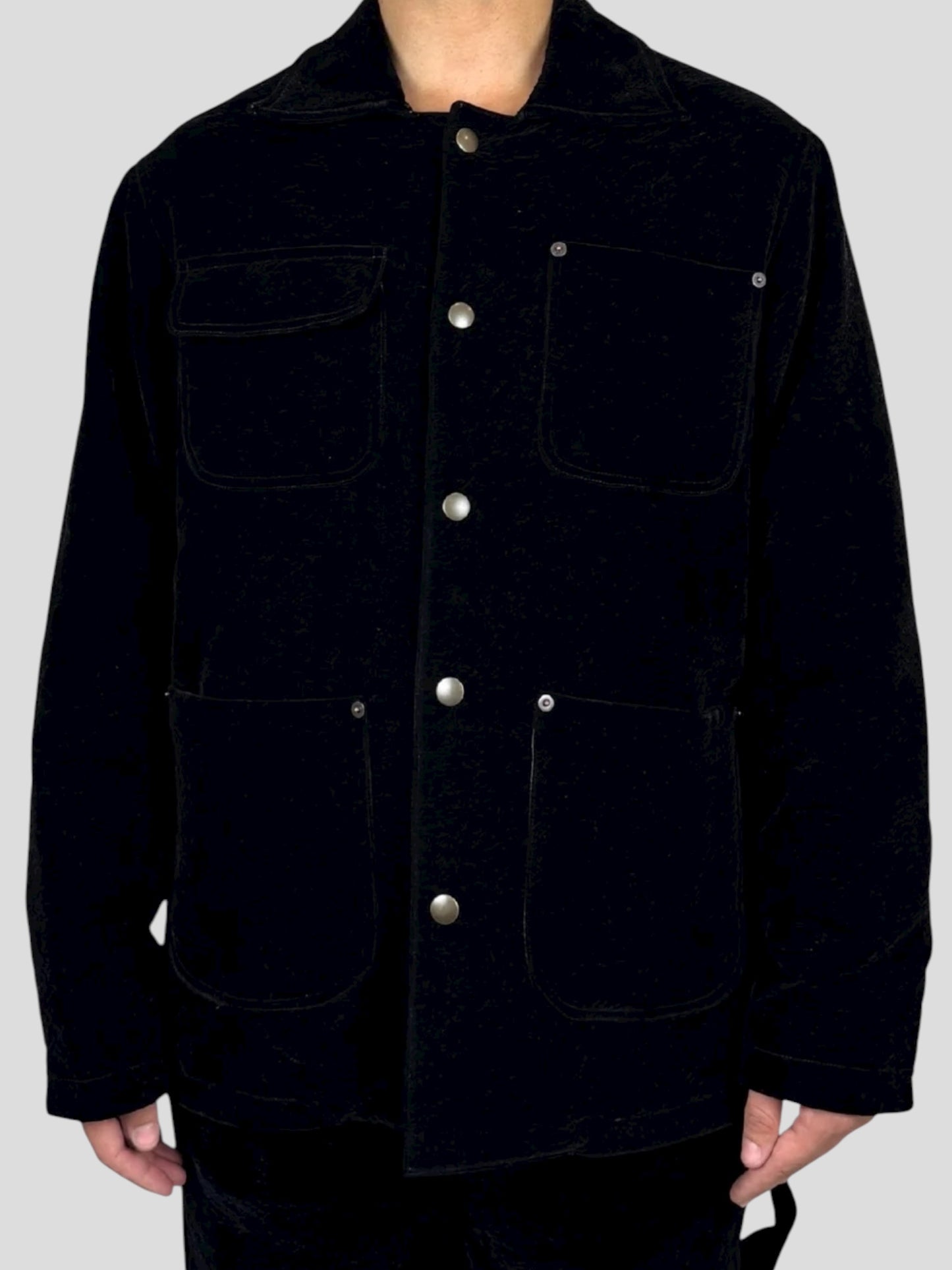 Black worked crosta jacket
