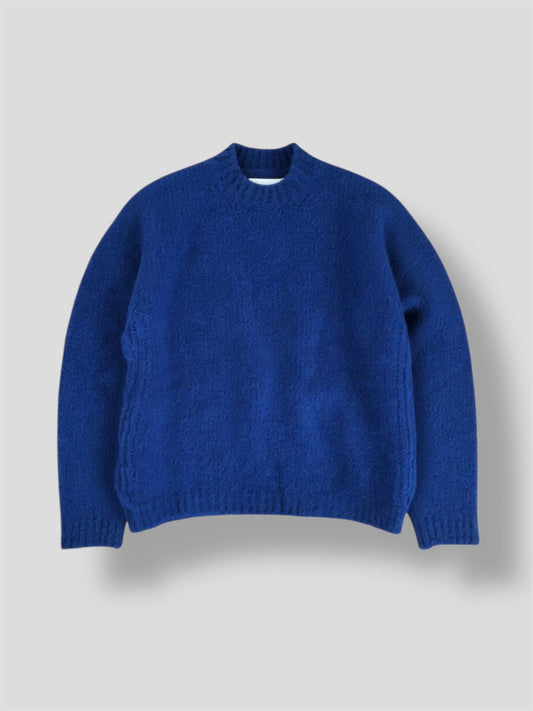 Maglia bouclè alpaca royal