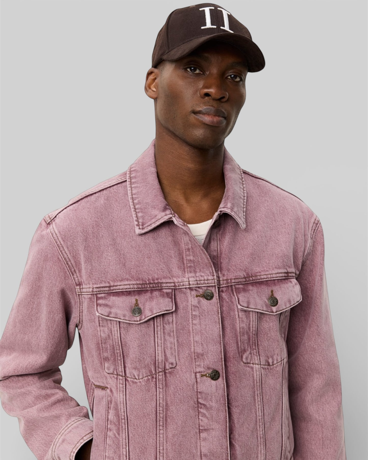 Rally light pink denim