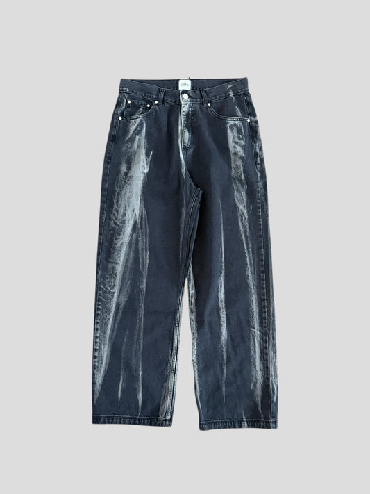 Washed jeans pants