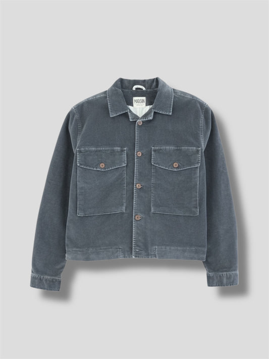 Jacket velvet placcato