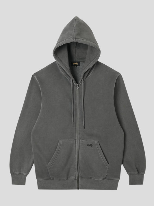 Patch zip hoodie