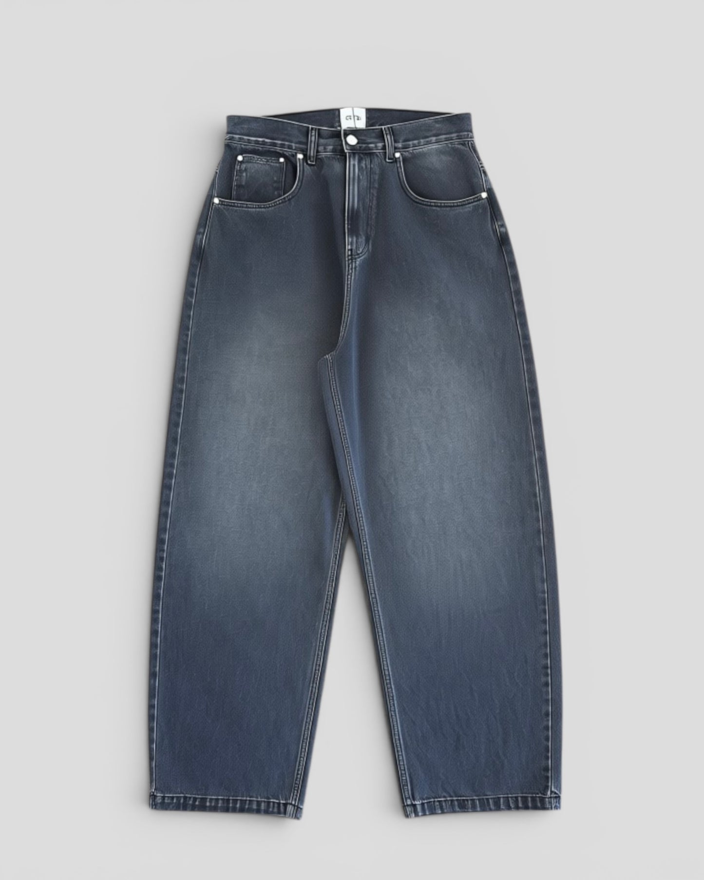 Fade wash baggy pants