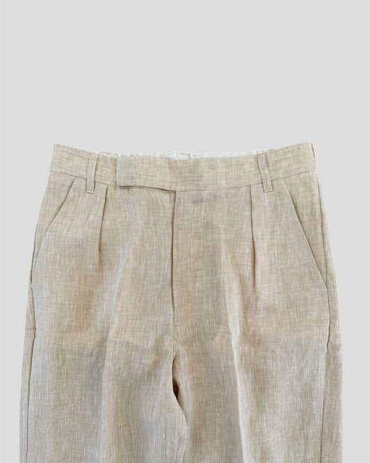 Panta pinces dritto lino