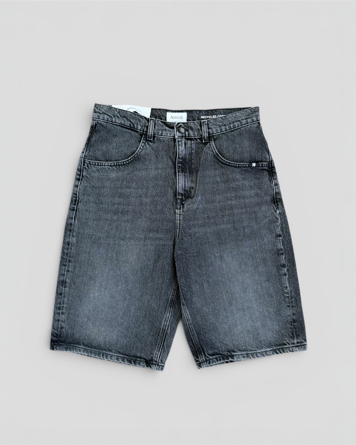 Tommy black wash shorts