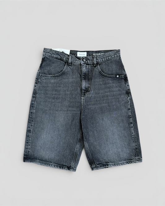 Tommy black wash shorts
