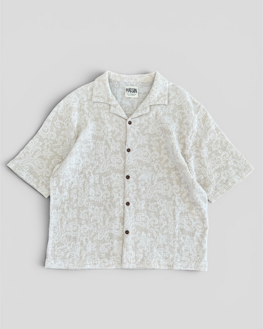 Camicia over jacquard
