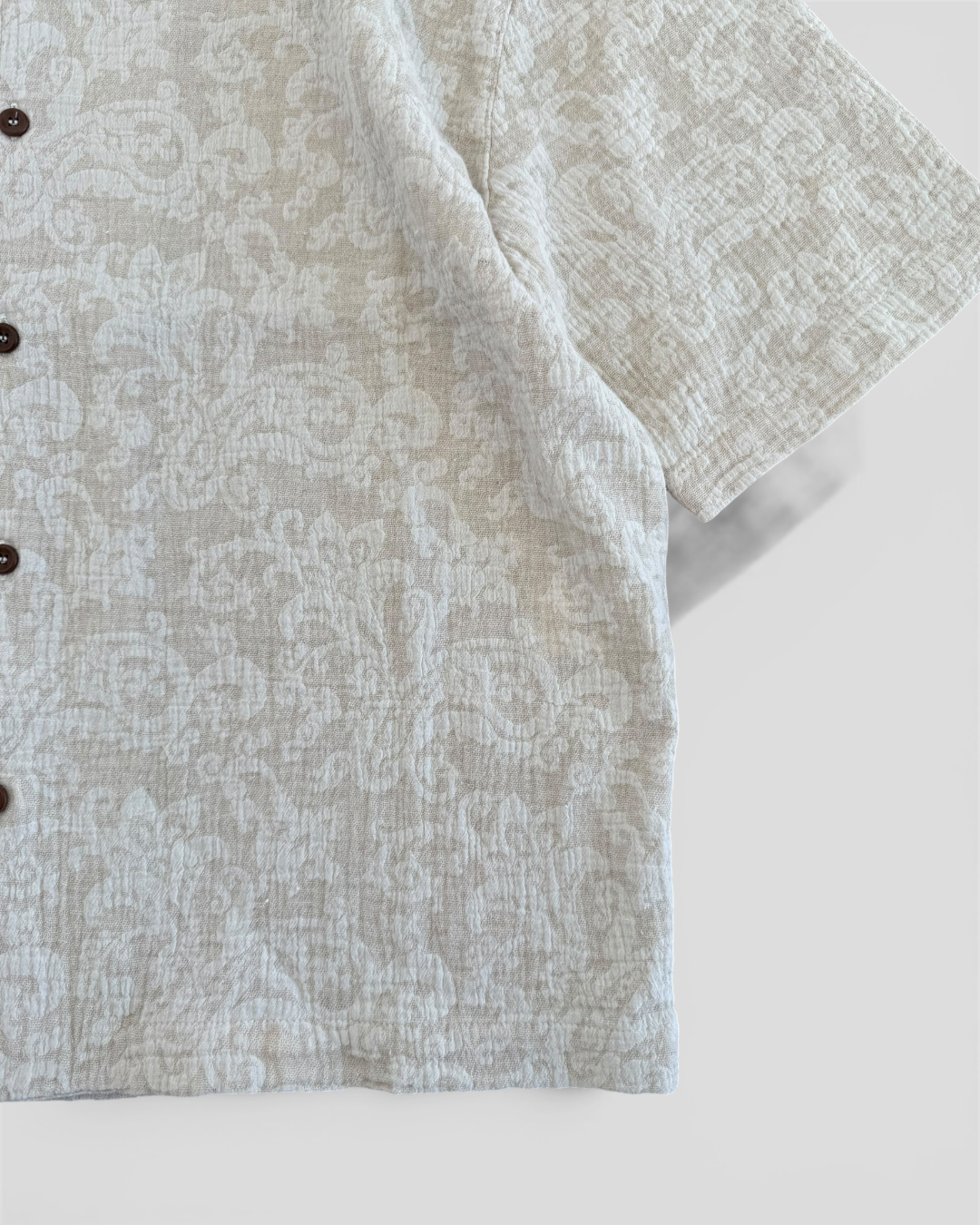 Camicia over jacquard