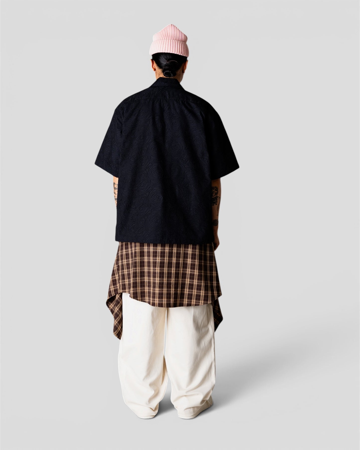 Wang embroidery shirt black