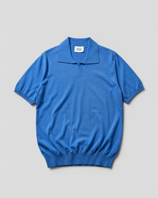 Polo crepe denim