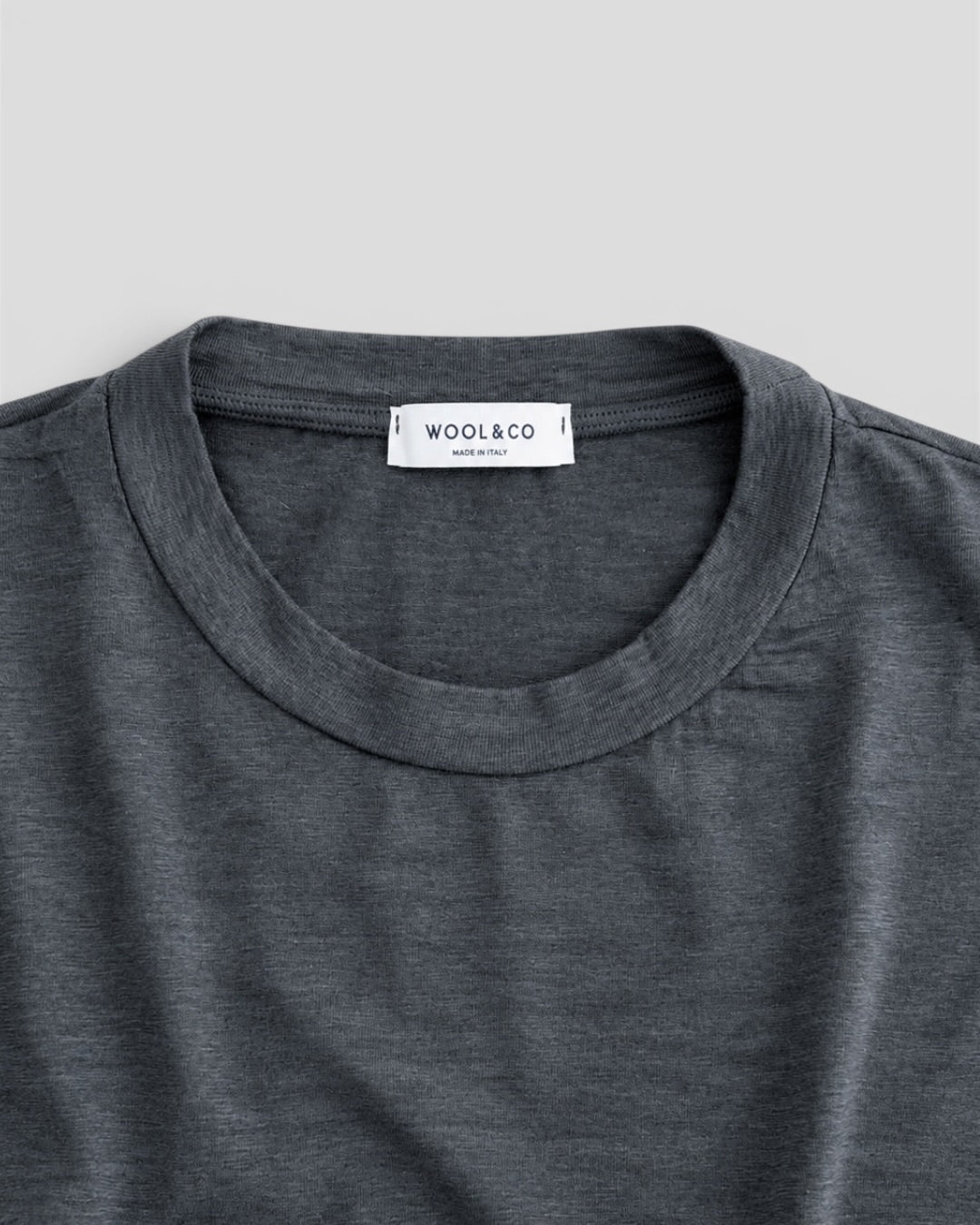 Linen longsleeve dark grey