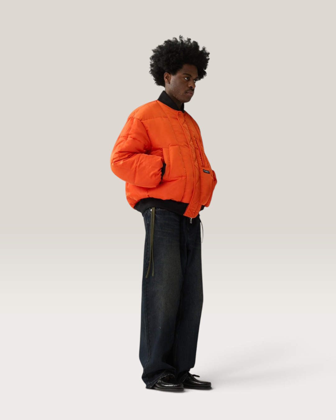 Reversible bomber jacket