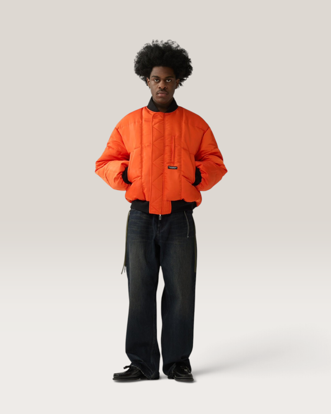Reversible bomber jacket