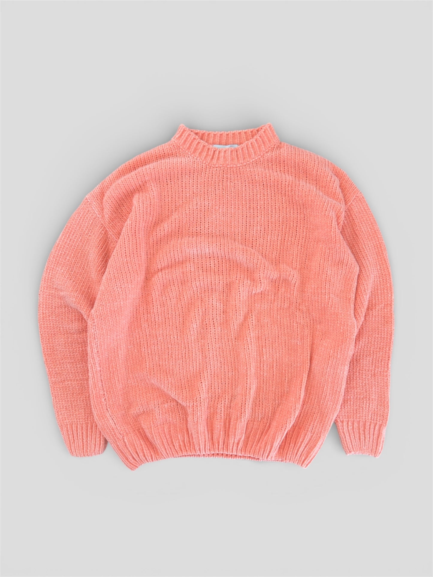 Sweater chenille peach amber