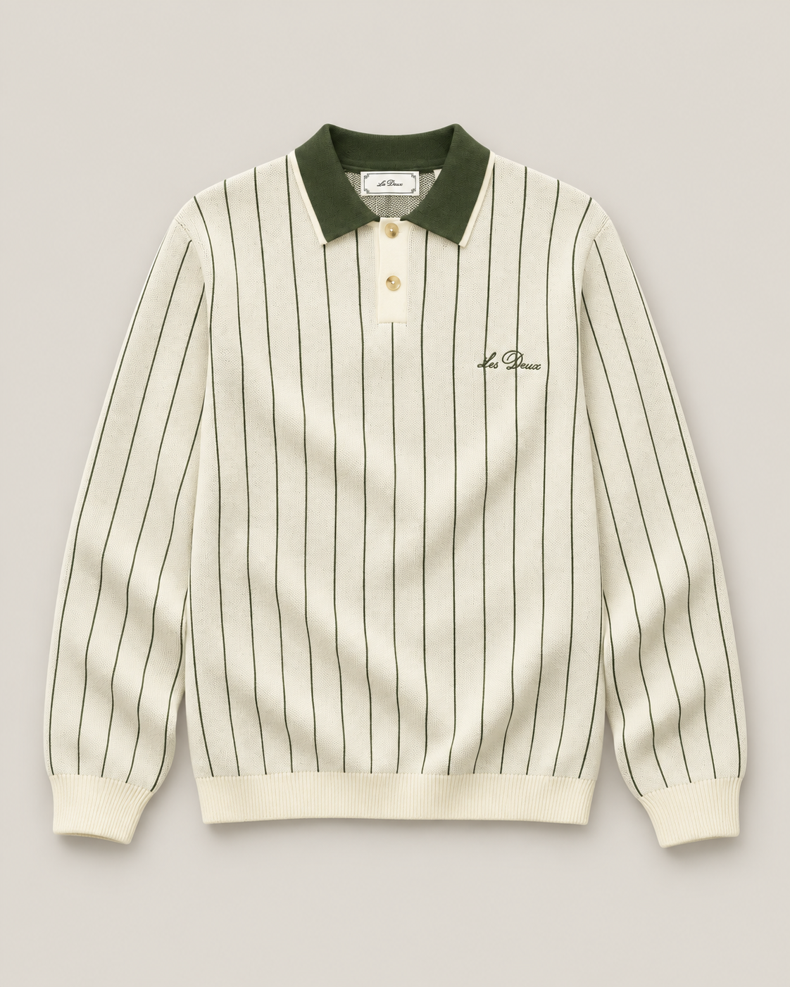 Signature knitted ls polo