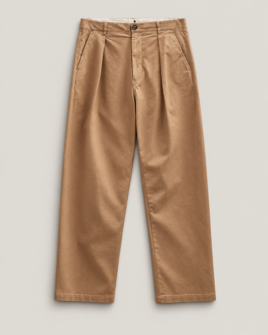 Akjakob cotton pleat pants