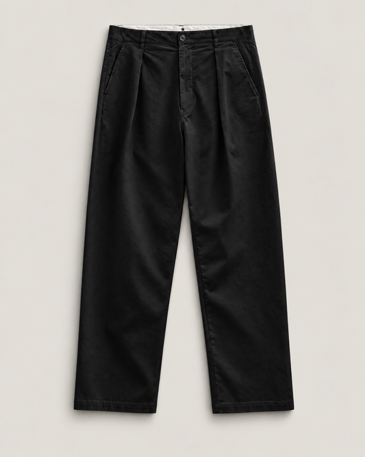 Akjakob cotton pleat pants