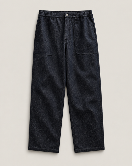 Akjakob denim fatique jeans