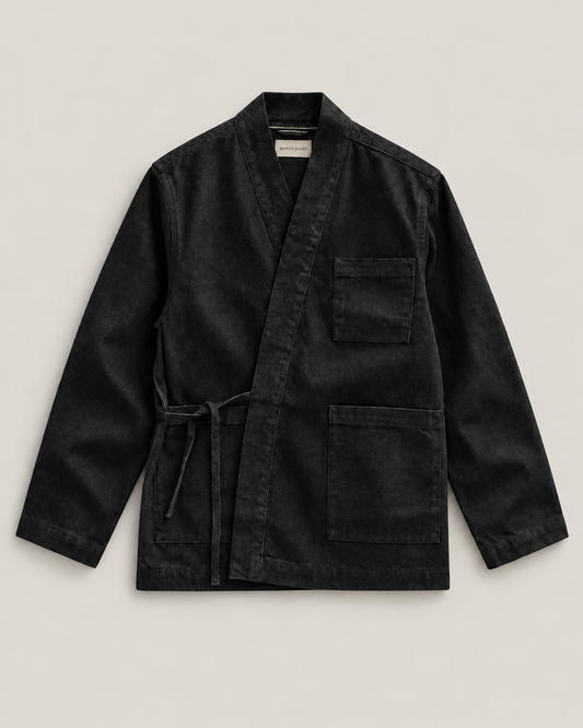 Akjesper selvedge denim kimono