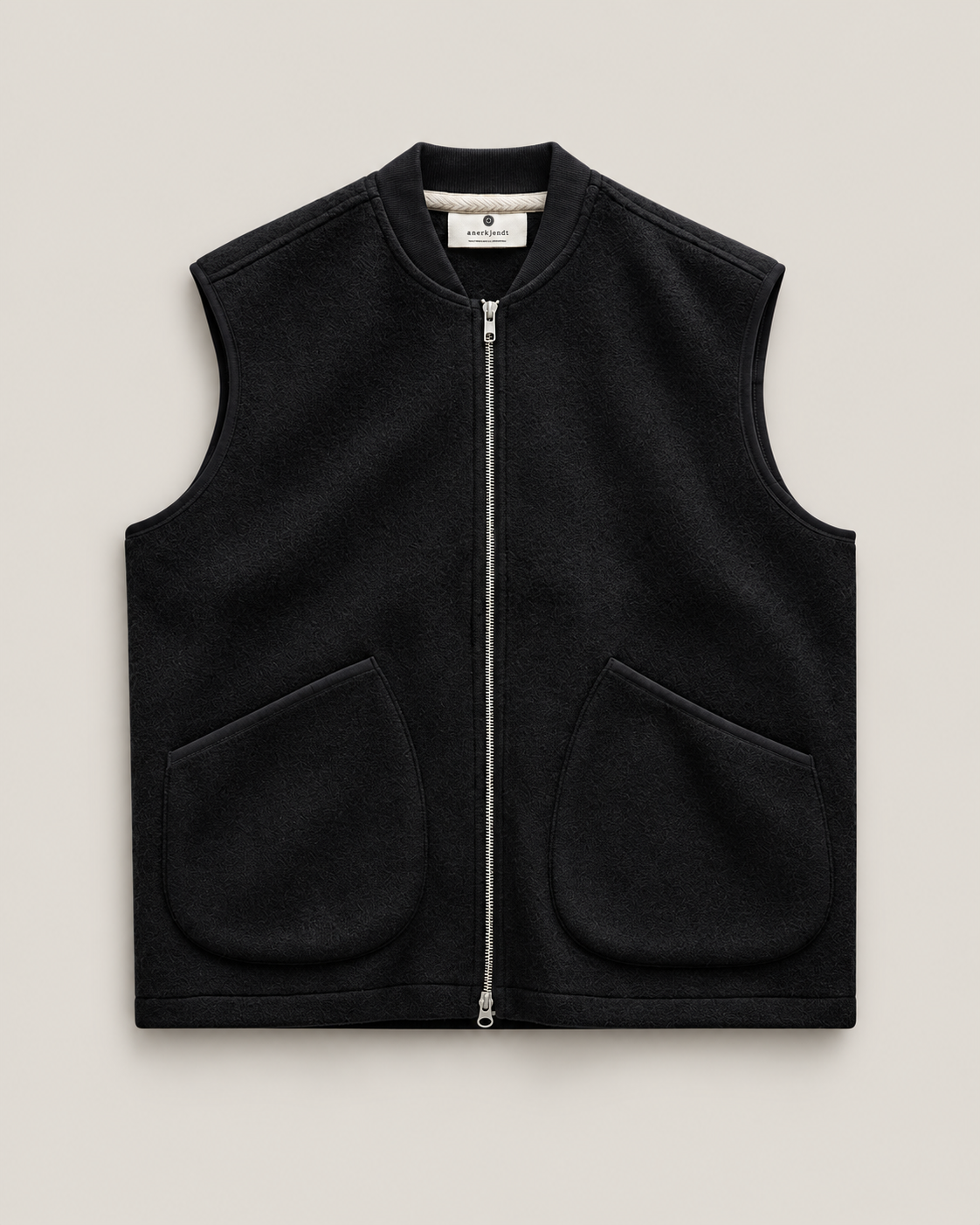 Akrobin boiled wool gilet