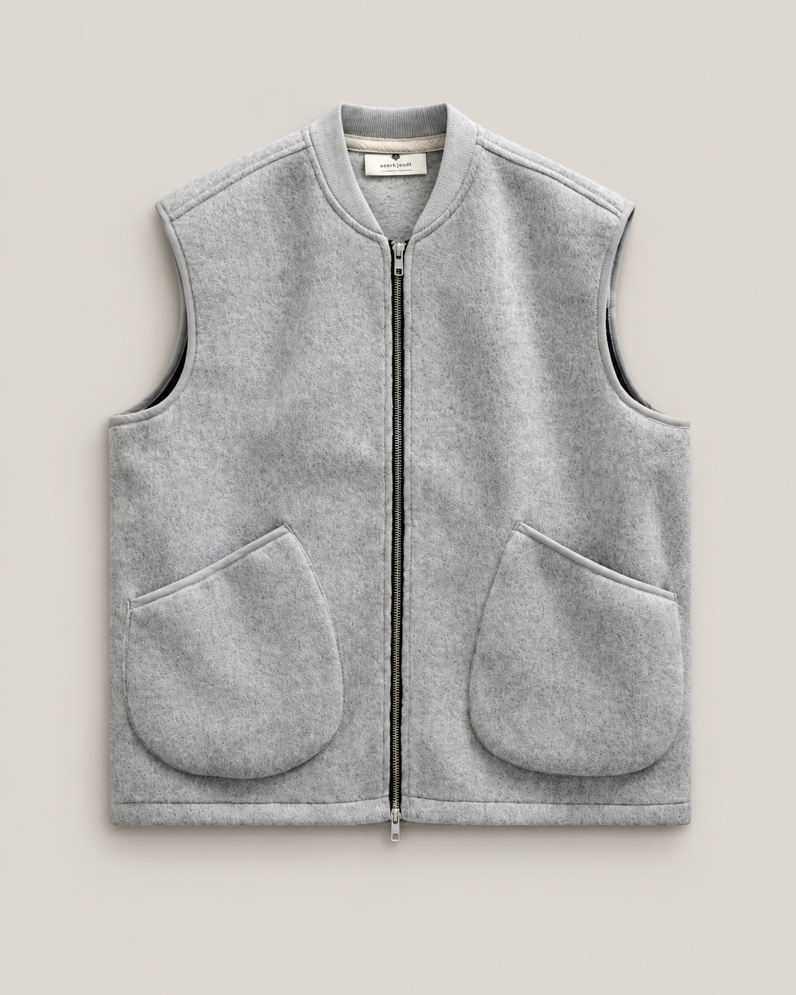 Akrobin boiled wool gilet