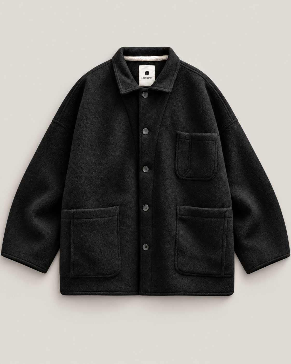 Akrowen boiled wool overshirt