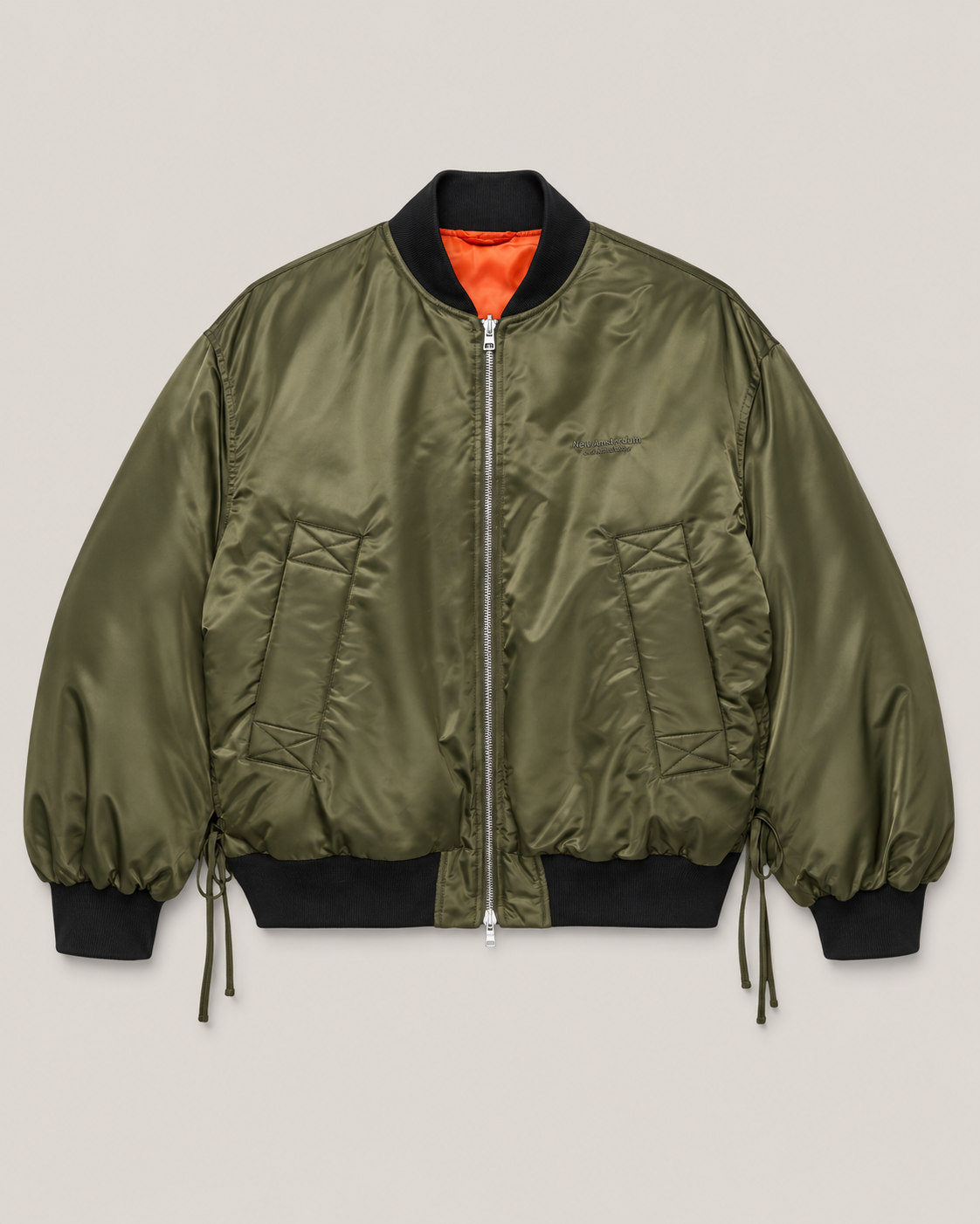 Reversible bomber jacket