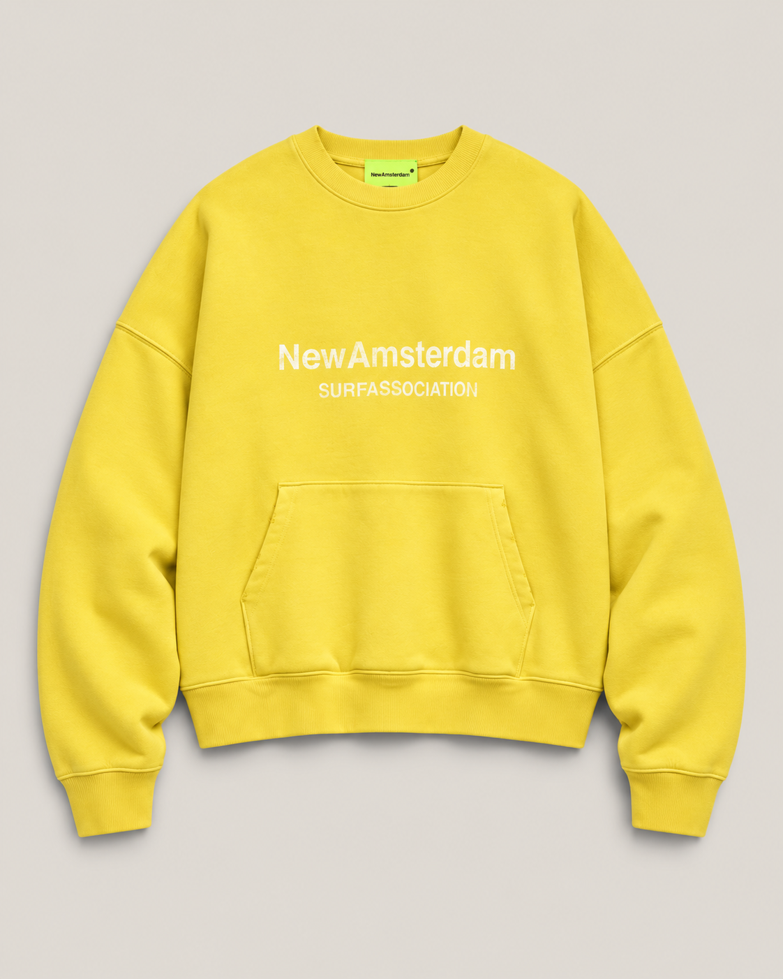 Worked logo crewneck