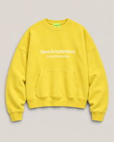 Worked logo crewneck
