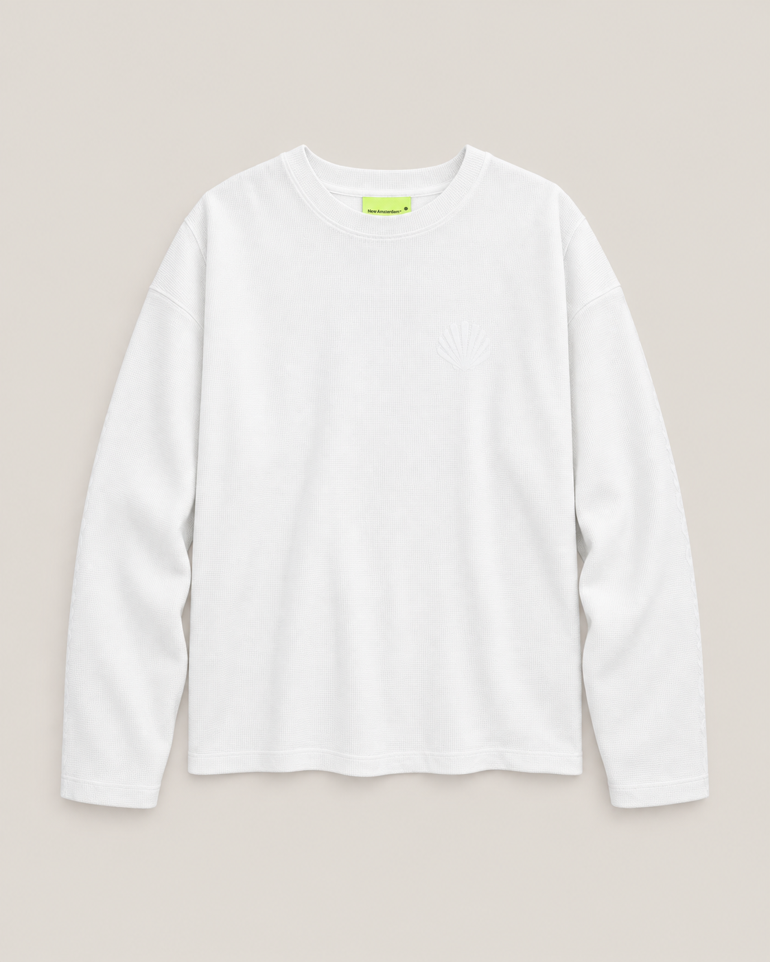 Logo longsleeve waffle