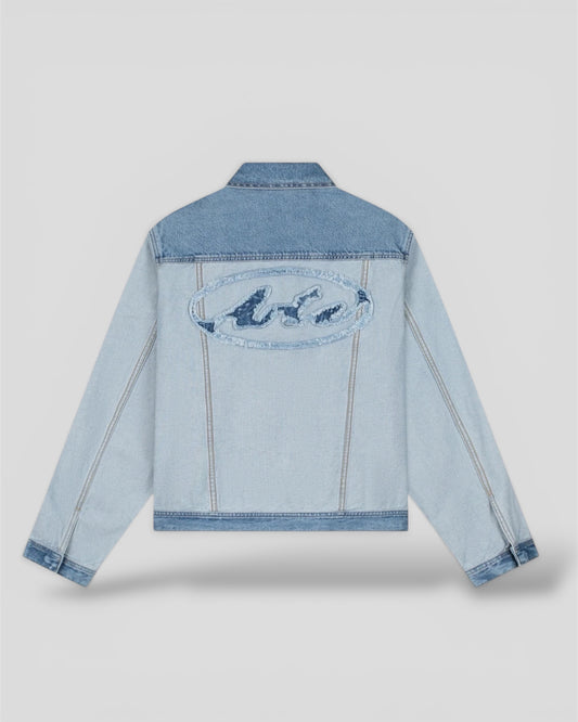 Denim inside/out jacket