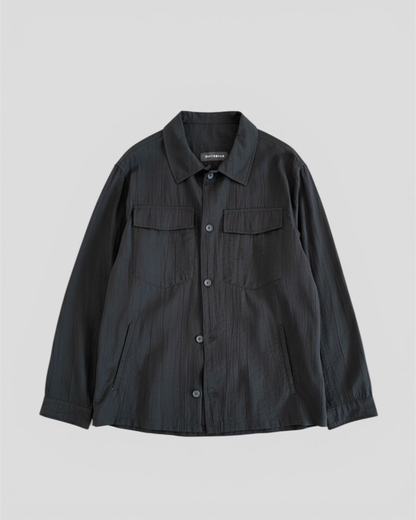 Overshirt viscosa black