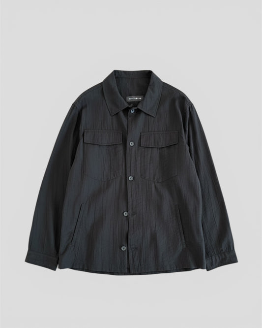 Overshirt viscosa black