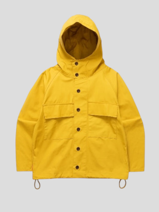 Waxed cotton allotment parka