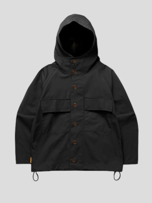 Waxed cotton allotment parka